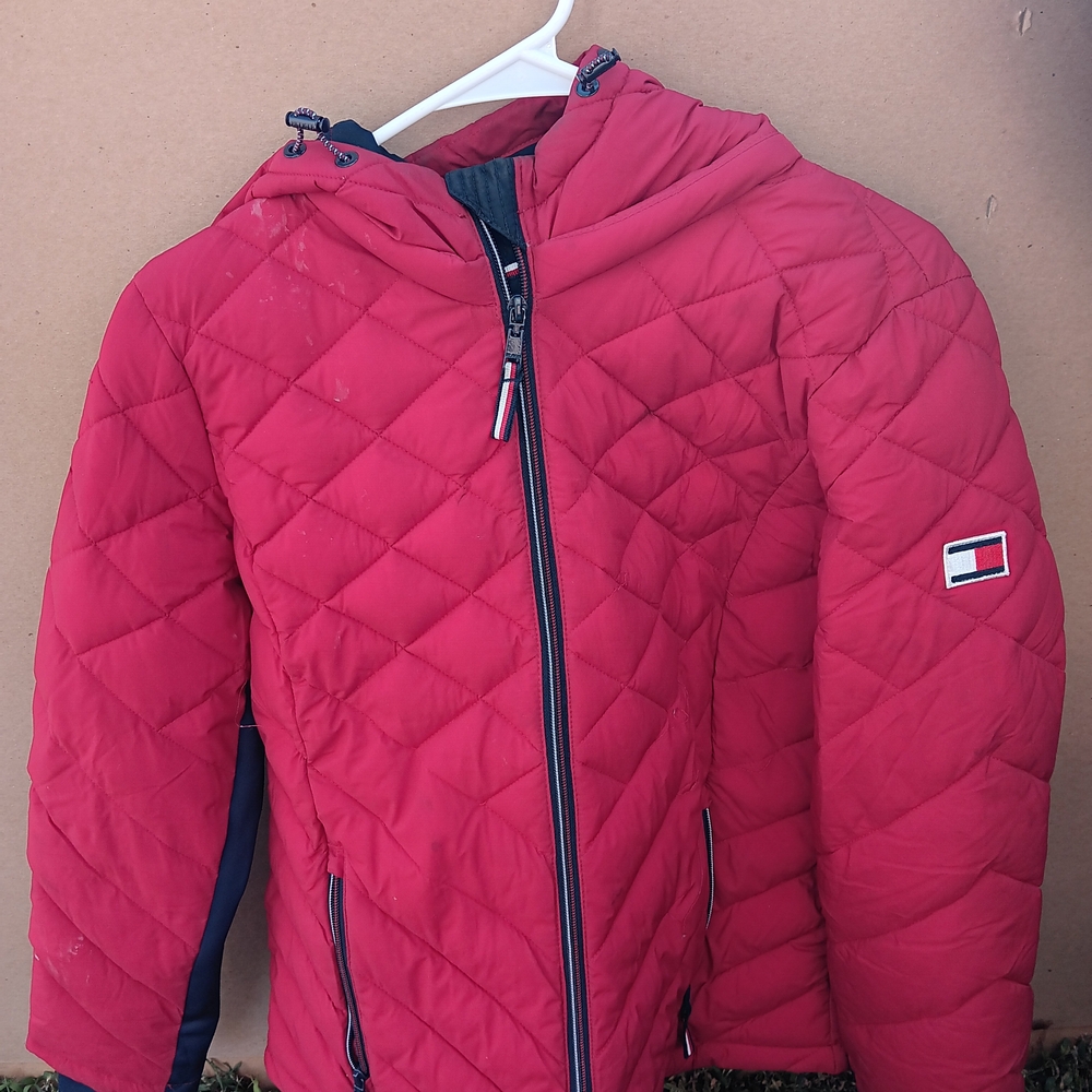Tommy Hilfiger Red Puffer Jacket